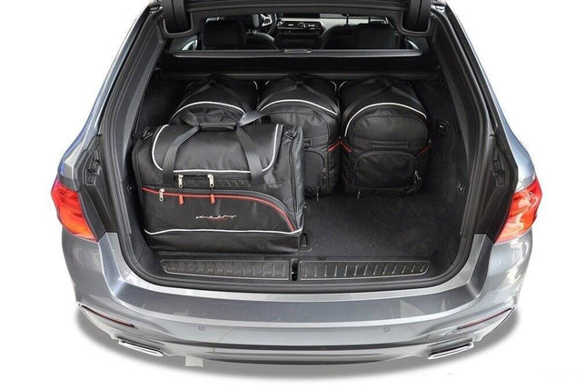 Kjust Reistassenset voor BMW 5 serie Touring 2017-2024 - Set van 5 Tassen met 3 Roltassen en 2 Sporttassen