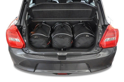 Kjust Reistassenset voor Suzuki Swift Sport 5-deurs vanaf 2017 - Set van 3 Tassen met 3 Sporttassen
