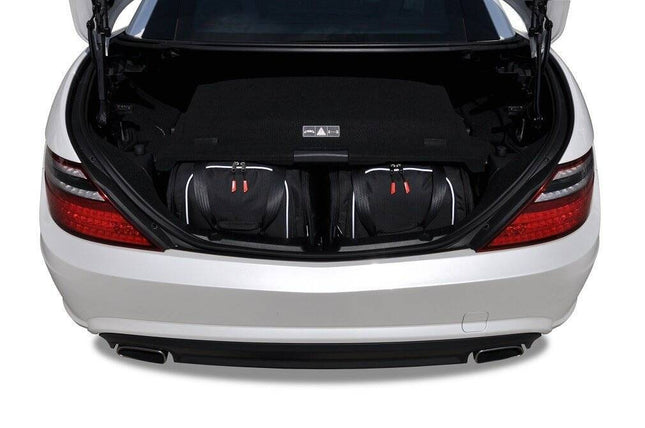 Kjust Reistassenset voor Mercedes Benz SLK 2011-2016 - Set van 2 Tassen met 2 Sporttassen