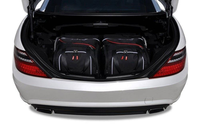 Kjust Reistassenset voor Mercedes Benz SLK 2011-2016 - Set van 2 Tassen met 2 Sporttassen