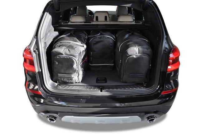 Kjust Reistassenset voor BMW X3 2018-2024 - Set van 4 Tassen met 2 Roltassen en 2 Sporttassen