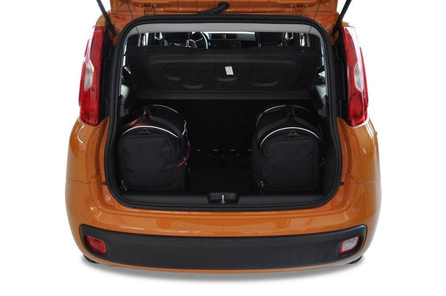 Kjust Reistassenset voor Fiat Panda 2012-2020 - Set van 3 Tassen met 3 Sporttassen