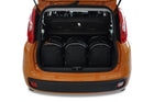 Kjust Reistassenset voor Fiat Panda 2012-2020 - Set van 3 Tassen met 3 Sporttassen