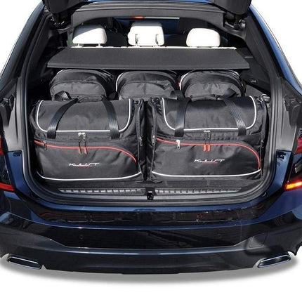 Kjust Reistassenset voor BMW 6 serie GT 2017-2024 - Set van 5 Tassen met 3 Roltassen en 2 Vliegtuigtassen
