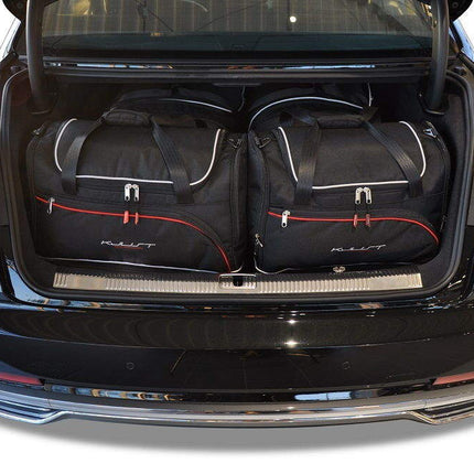 Kjust Reistassenset voor Audi A8 Sedan vanaf 2018 - Set van 4 Tassen met 2 Roltassen en 2 Sporttassen