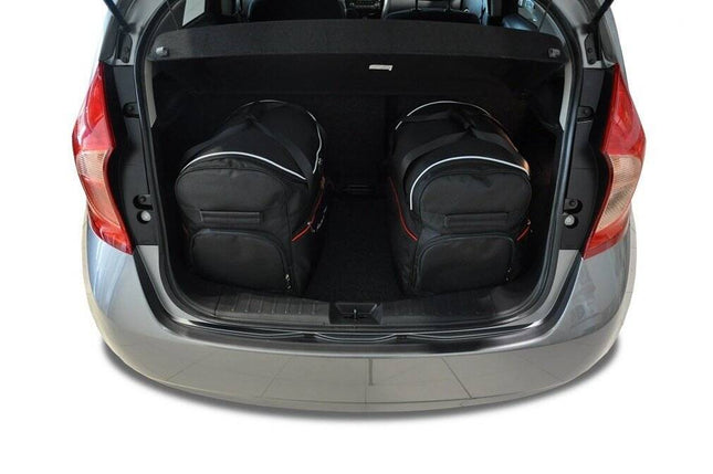Kjust Reistassenset voor Nissan Note 5-deurs 2013-2020 - Set van 3 Tassen met 2 Roltassen en 1 Sporttas