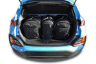 Kjust Reistassenset voor Hyundai Kona 2017-2023 - Set van 3 Tassen met 2 Roltassen en 1 Vliegtuigtas