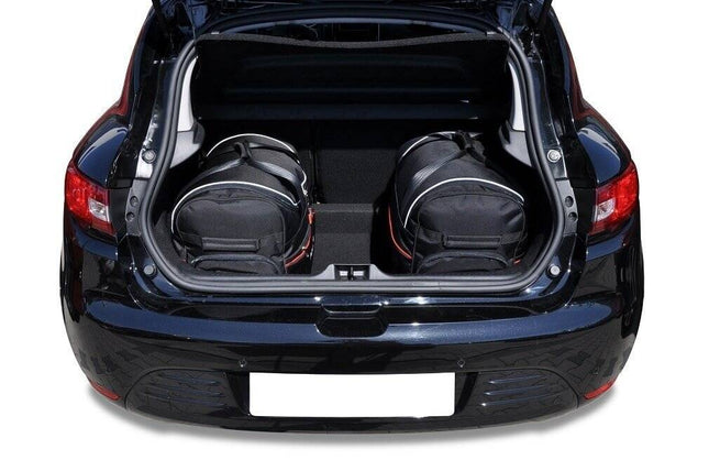 Kjust Reistassenset voor Renault Clio 5-deurs 2012-2019 - Set van 3 Tassen met 2 Roltassen en 1 Sporttas