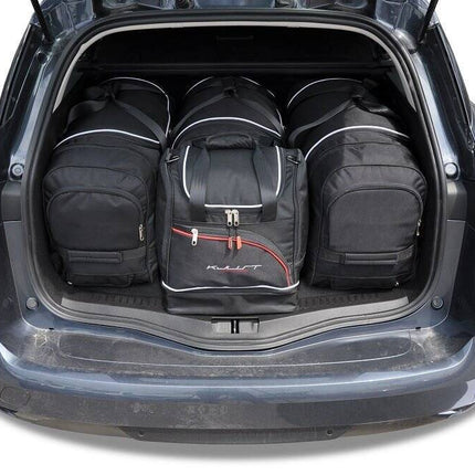 Kjust Reistassenset voor Renault Megane Sport Tourer 2016-2022 - Set van 4 Tassen met 3 Roltassen en 1 Sporttas