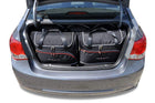 Kjust Reistassenset voor Chevrolet Cruze Sedan 2009-2016 - Set van 5 Tassen met 3 Roltassen en 2 Vliegtuigtassen