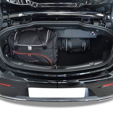 Kjust Reistassenset voor Mercedes Benz E-Klasse cabrio 2010-2017 - Set van 4 Tassen met 2 Sporttassen en 2 Vliegtuigtassen