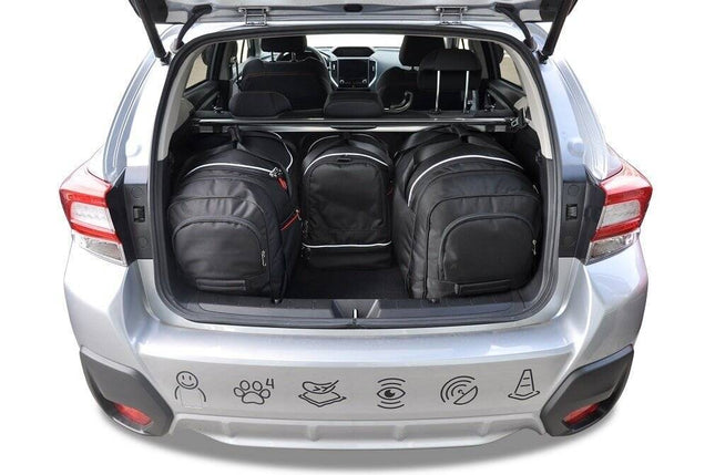 Kjust Reistassenset voor Subaru XV 2017-2021 - Set van 4 Tassen met 2 Roltassen en 2 Sporttassen