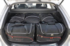 Kjust Reistassenset voor Mazda 6 stationwagen 2008-2013 - Set van 5 Tassen met 3 Roltassen en 2 Vliegtuigtassen