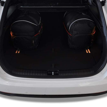 Kjust Reistassenset voor Kia Ceed Sportswagon vanaf 2018 - Set van 5 Tassen met 3 Roltassen en 2 Vliegtuigtassen