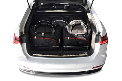 Kjust Reistassenset voor Audi A6 Avant 2018-2024 - Set van 5 Tassen met 3 Roltassen en 2 Sporttassen