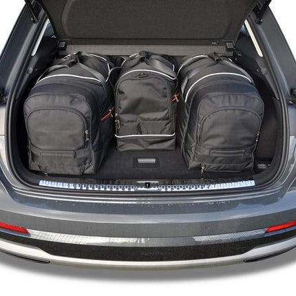 Kjust Reistassenset voor Audi Q3 vanaf 2019 - Set van 4 Tassen met 2 Roltassen 1 Sporttas en 1 Vliegtuigtas
