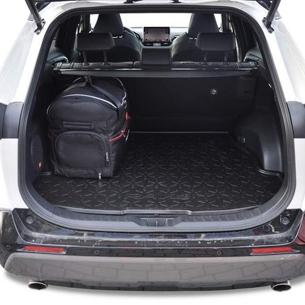 Kjust Reistassenset voor Toyota RAV 4 5-deurs 2019-2026 - Set van 5 Tassen met 3 Roltassen en 2 Vliegtuigtassen