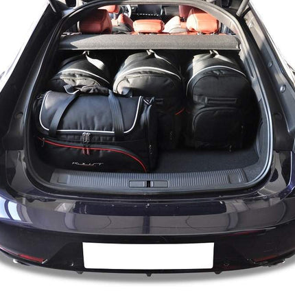 Kjust Reistassenset voor Peugeot 508 Sedan vanaf 2018 - Set van 5 Tassen met 3 Roltassen en 2 Vliegtuigtassen