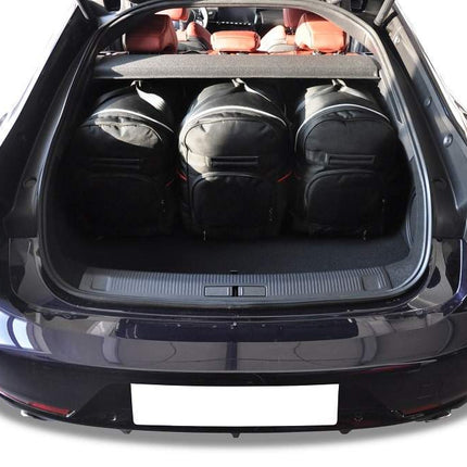 Kjust Reistassenset voor Peugeot 508 Sedan vanaf 2018 - Set van 5 Tassen met 3 Roltassen en 2 Vliegtuigtassen