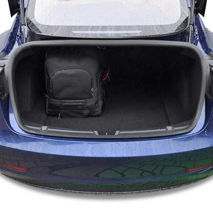 Kjust Reistassenset voor Tesla Model 3 2016-2023 - Set van 5 Tassen met 2 Roltassen 1 Sporttas en 2 Vliegtuigtassen
