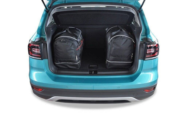 Kjust Reistassenset voor Volkswagen T-Cross 2019-2024 - Set van 3 Tassen met 3 Sporttassen