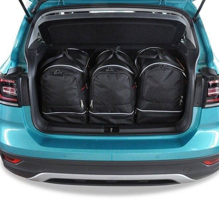 Kjust Reistassenset voor Volkswagen T-Cross 2019-2024 - Set van 3 Tassen met 3 Sporttassen