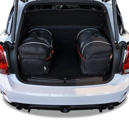 Kjust Reistassenset voor Mini Countryman 2017-2024 - Set van 4 Tassen met 2 Roltassen 1 Sporttas en 1 Vliegtuigtas