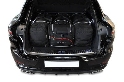 Kjust Reistassenset voor Porsche Cayenne coup�� vanaf 2019 - Set van 4 Tassen met 3 Roltassen en 1 Vliegtuigtas