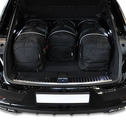 Kjust Reistassenset voor Porsche Cayenne coup�� vanaf 2019 - Set van 4 Tassen met 3 Roltassen en 1 Vliegtuigtas