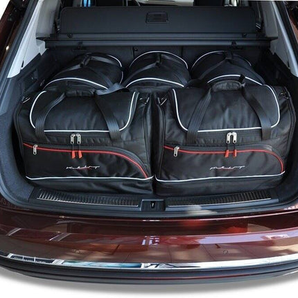 Kjust Reistassenset voor Volkswagen Touareg vanaf 2018 - Set van 5 Tassen met 3 Roltassen en 2 Sporttassen