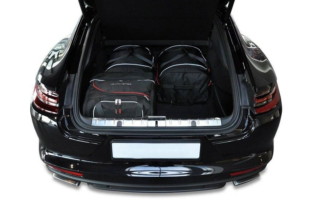 Kjust Reistassenset voor Porsche Panamera 2017-2023 - Set van 4 Tassen met 2 Roltassen en 2 Sporttassen