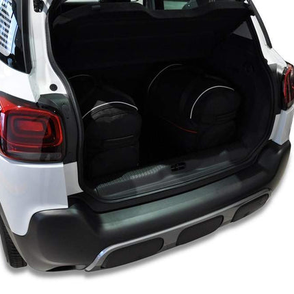 Kjust Reistassenset voor Citroen C3 Aircross 2017-2024 - Set van 3 Tassen met 2 Roltassen en 1 Sporttas
