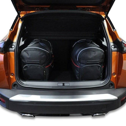 Kjust Reistassenset voor Peugeot 2008 vanaf 2019 - Set van 3 Tassen met 2 Roltassen en 1 Sporttas