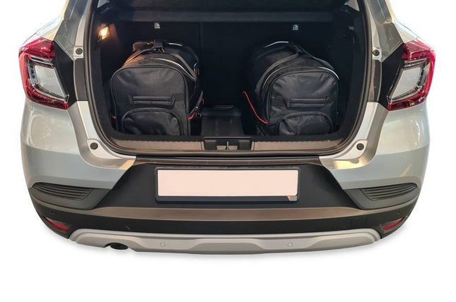 Kjust Reistassenset voor Renault Captur vanaf 2019 - Set van 3 Tassen met 2 Roltassen en 1 Sporttas