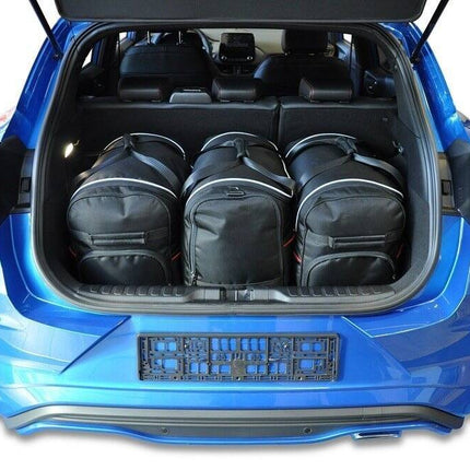 Kjust Reistassenset voor Ford Puma vanaf 2019 - Set van 3 Tassen met 2 Roltassen en 1 Sporttas