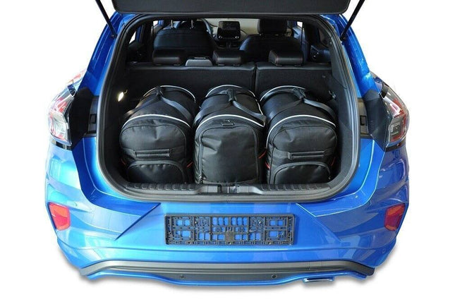 Kjust Reistassenset voor Ford Puma vanaf 2019 - Set van 3 Tassen met 2 Roltassen en 1 Sporttas