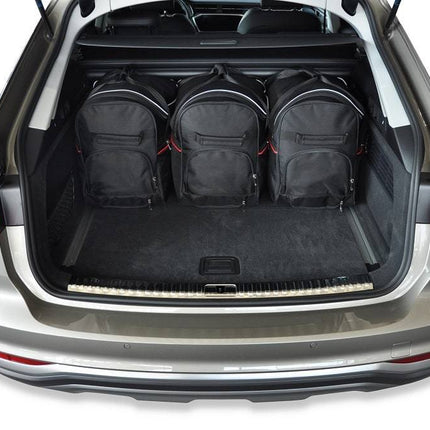 Kjust Reistassenset voor Audi A6 Allroad 2018-2023 - Set van 5 Tassen met 3 Roltassen en 2 Sporttassen