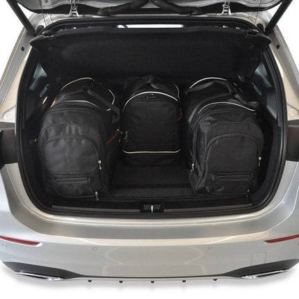 Kjust Reistassenset voor Mercedes Benz B-Klasse 2012-2019 - Set van 4 Tassen met 2 Roltassen 1 Sporttas en 1 Vliegtuigtas