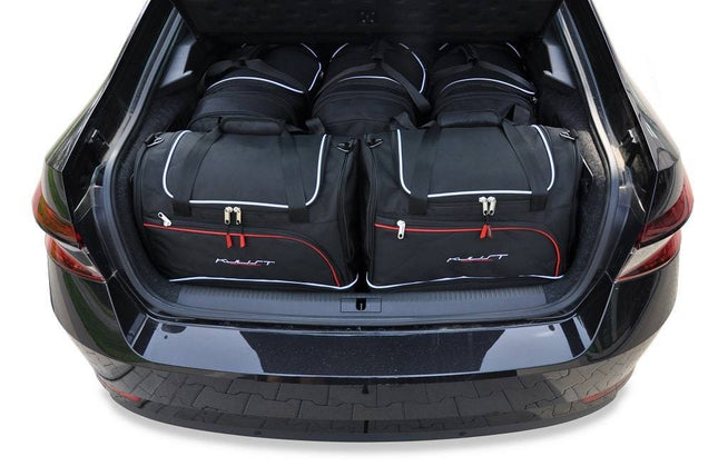 Kjust Reistassenset voor Skoda Superb 5-deurs hatchback 2019-2024 - Set van 5 Tassen met 3 Roltassen en 2 Sporttassen