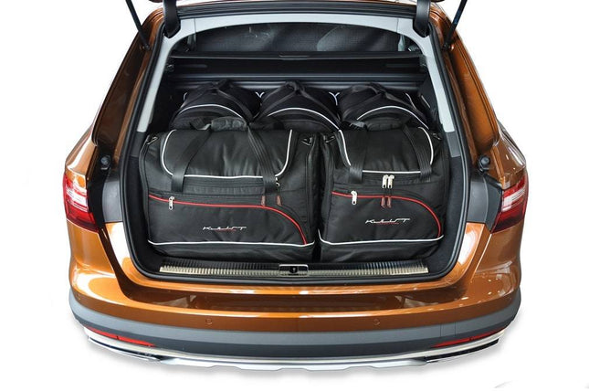 Kjust Reistassenset voor Audi A4 Allroad 2016-2023 - Set van 5 Tassen met 3 Roltassen en 2 Sporttassen