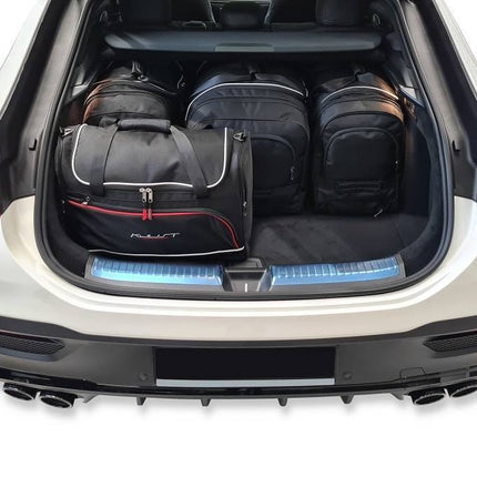 Kjust Reistassenset voor Mercedes Benz GLE Coupe vanaf 2019 - Set van 5 Tassen met 3 Roltassen en 2 Vliegtuigtassen