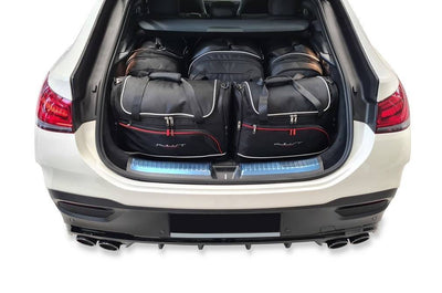 Kjust Reistassenset voor Mercedes Benz GLE Coupe vanaf 2019 - Set van 5 Tassen met 3 Roltassen en 2 Vliegtuigtassen