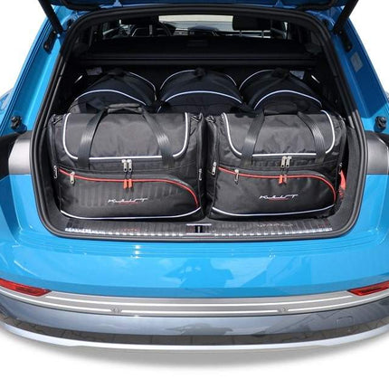 Kjust Reistassenset voor Audi e-tron 2019-2023 - Set van 5 Tassen met 3 Roltassen en 2 Vliegtuigtassen