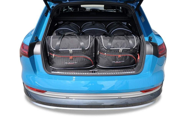 Kjust Reistassenset voor Audi e-tron 2019-2023 - Set van 5 Tassen met 3 Roltassen en 2 Vliegtuigtassen