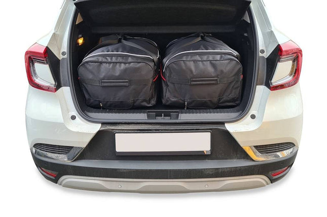 Kjust Reistassenset voor Renault Captur vanaf 2019 - Set van 2 Tassen met 2 Roltassen