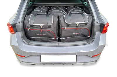 Kjust Reistassenset voor Cupra Leon stationwagen vanaf 2020 - Set van 5 Tassen met 3 Roltassen en 2 Sporttassen