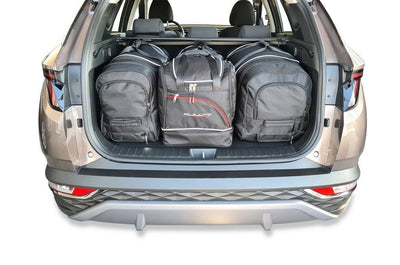 Kjust Reistassenset voor Hyundai Tucson vanaf 2020 - Set van 4 Tassen met 2 Roltassen en 2 Sporttassen