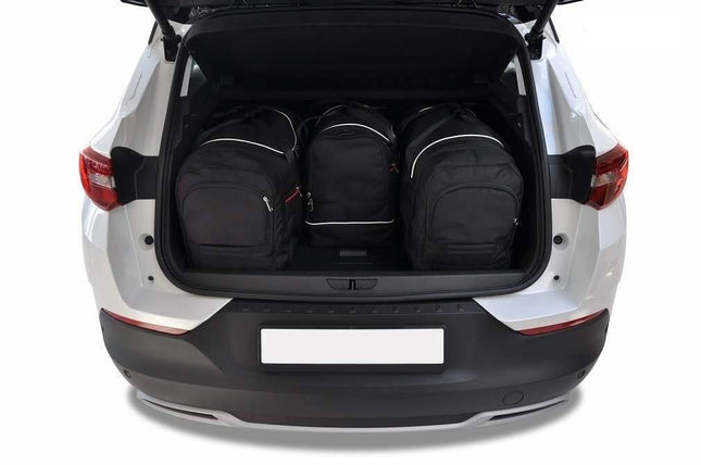Kjust Reistassenset voor Opel Grandland X 2018-2024 - Set van 4 Tassen met 2 Roltassen en 2 Sporttassen
