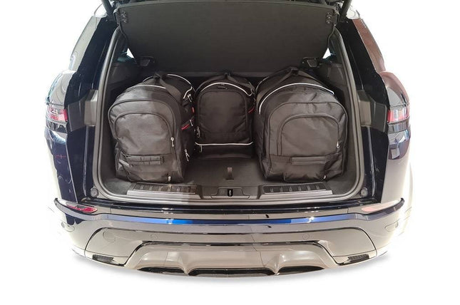 Kjust Reistassenset voor Land Rover Range Rover Evoque 5-deurs vanaf 2019 - Set van 4 Tassen met 2 Roltassen en 2 Sporttassen
