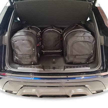 Kjust Reistassenset voor Land Rover Range Rover Evoque 5-deurs vanaf 2019 - Set van 4 Tassen met 2 Roltassen en 2 Sporttassen